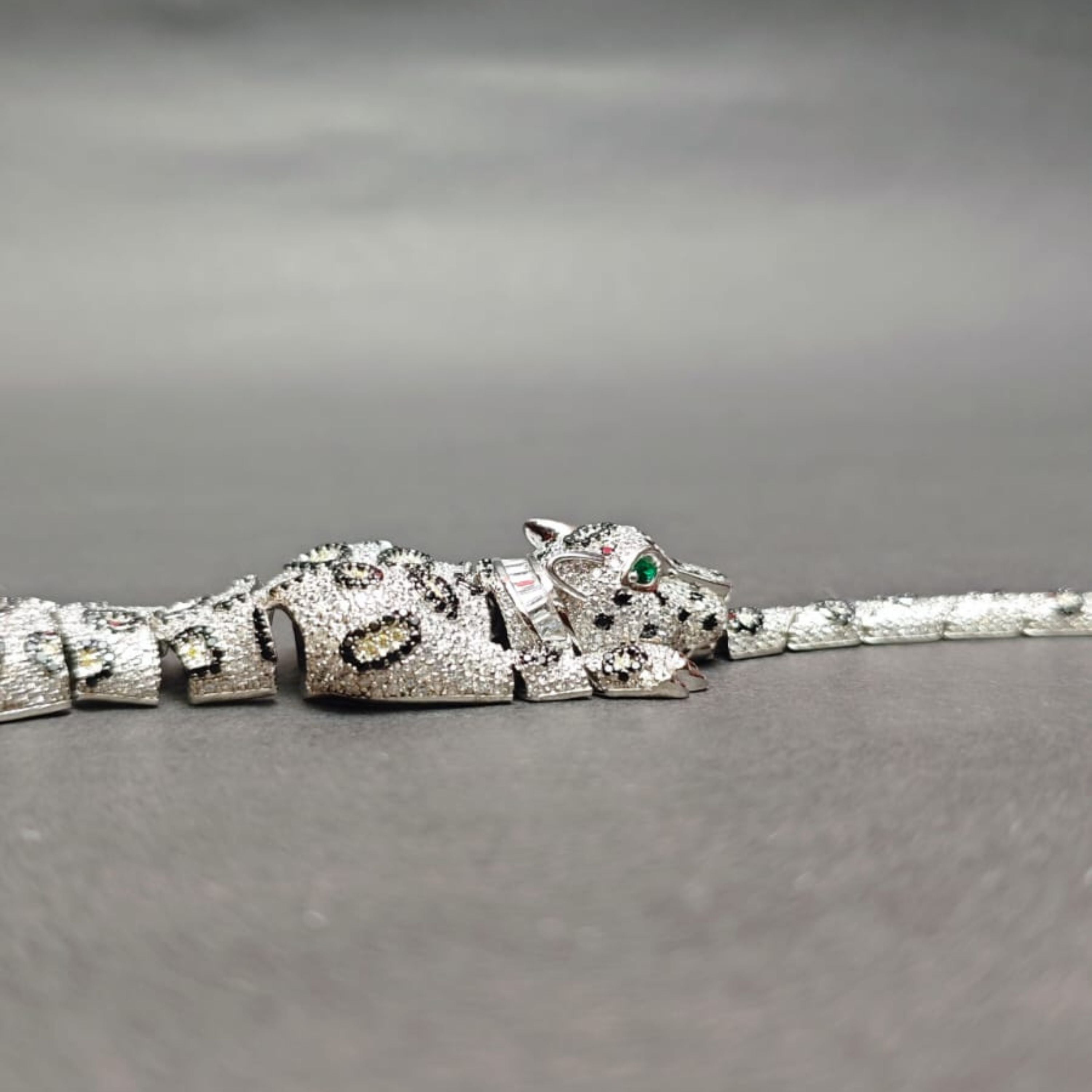 Emerald Panther Power Bracelet