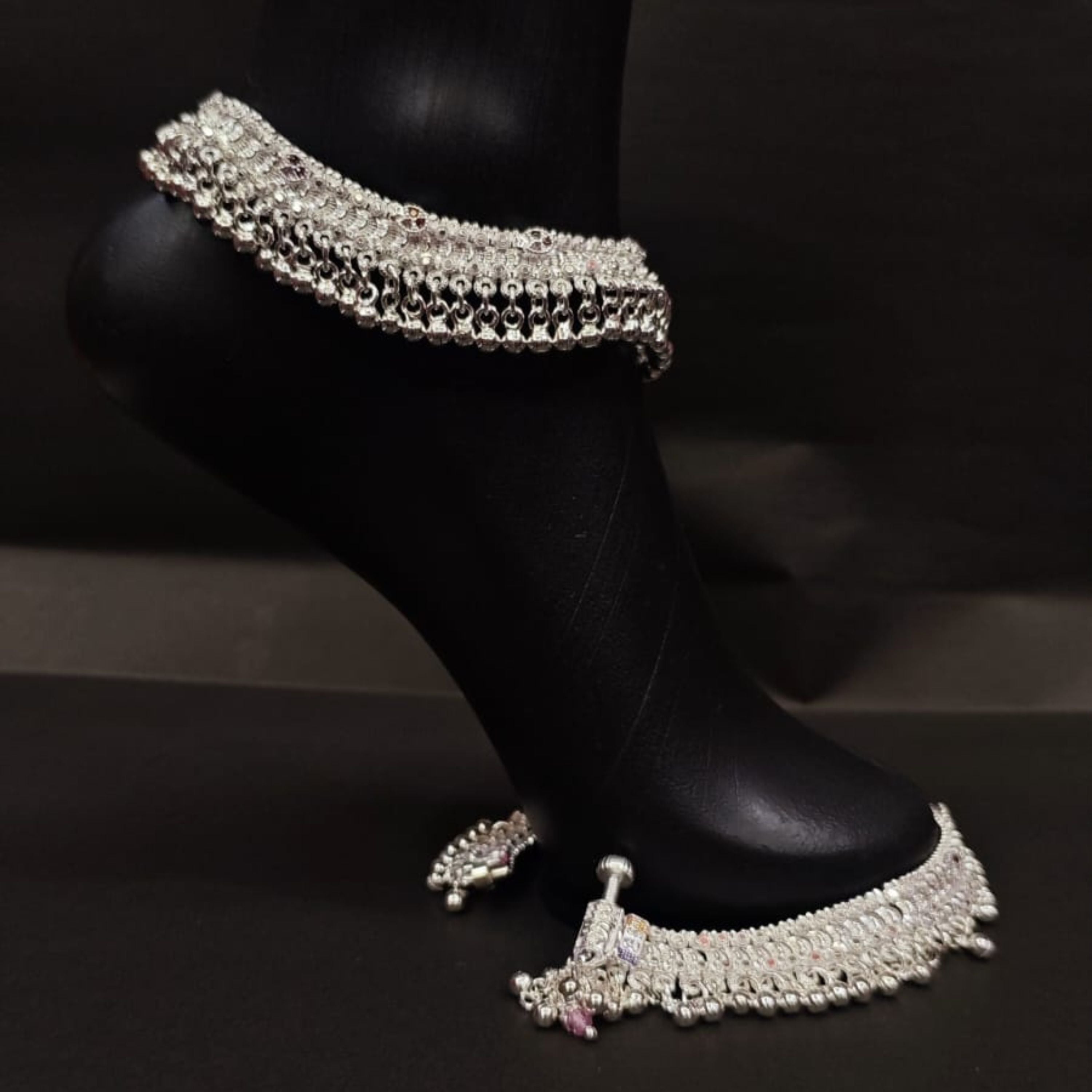 Chandrika Shringaar Silver Choker