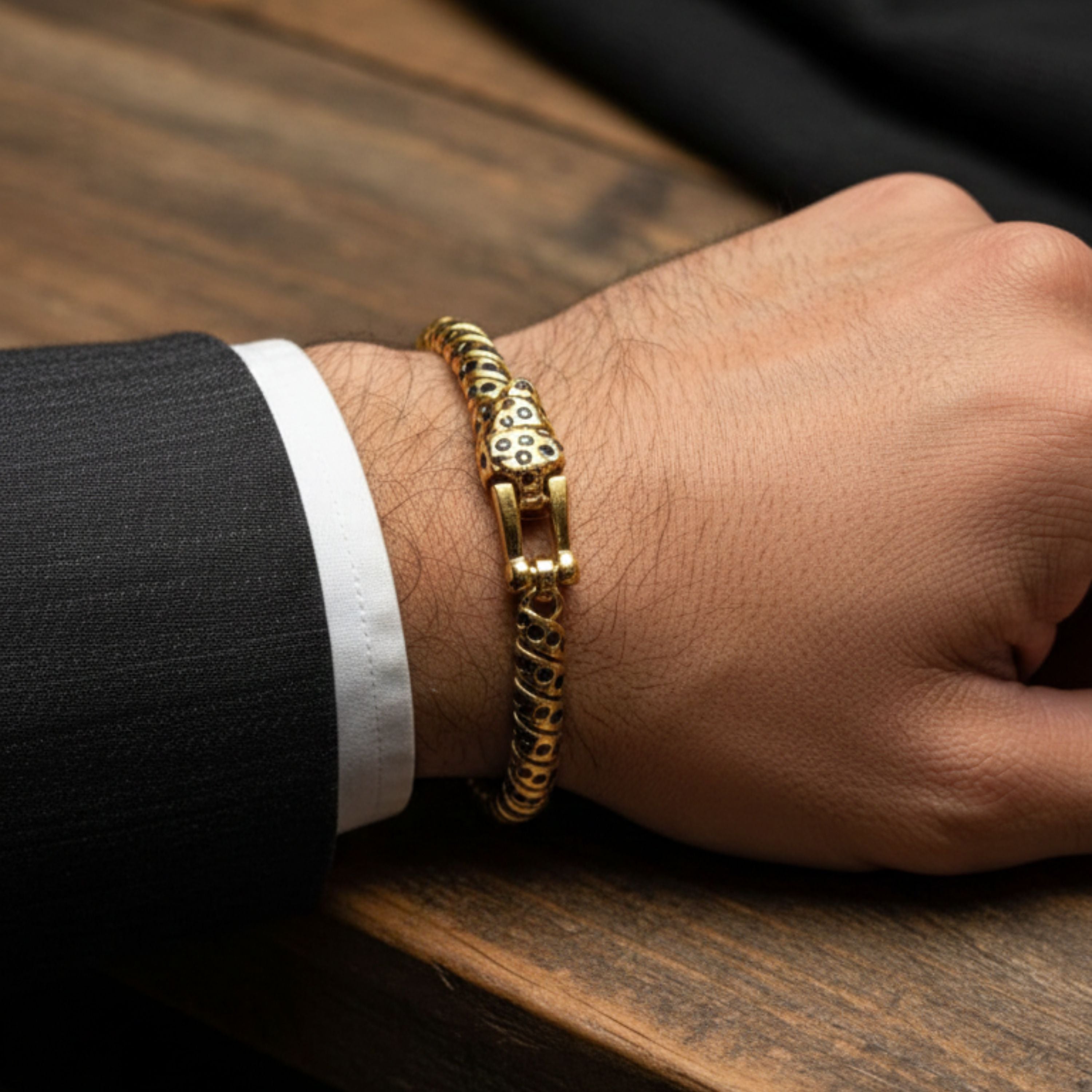 Golden Leopard Royale Bracelet