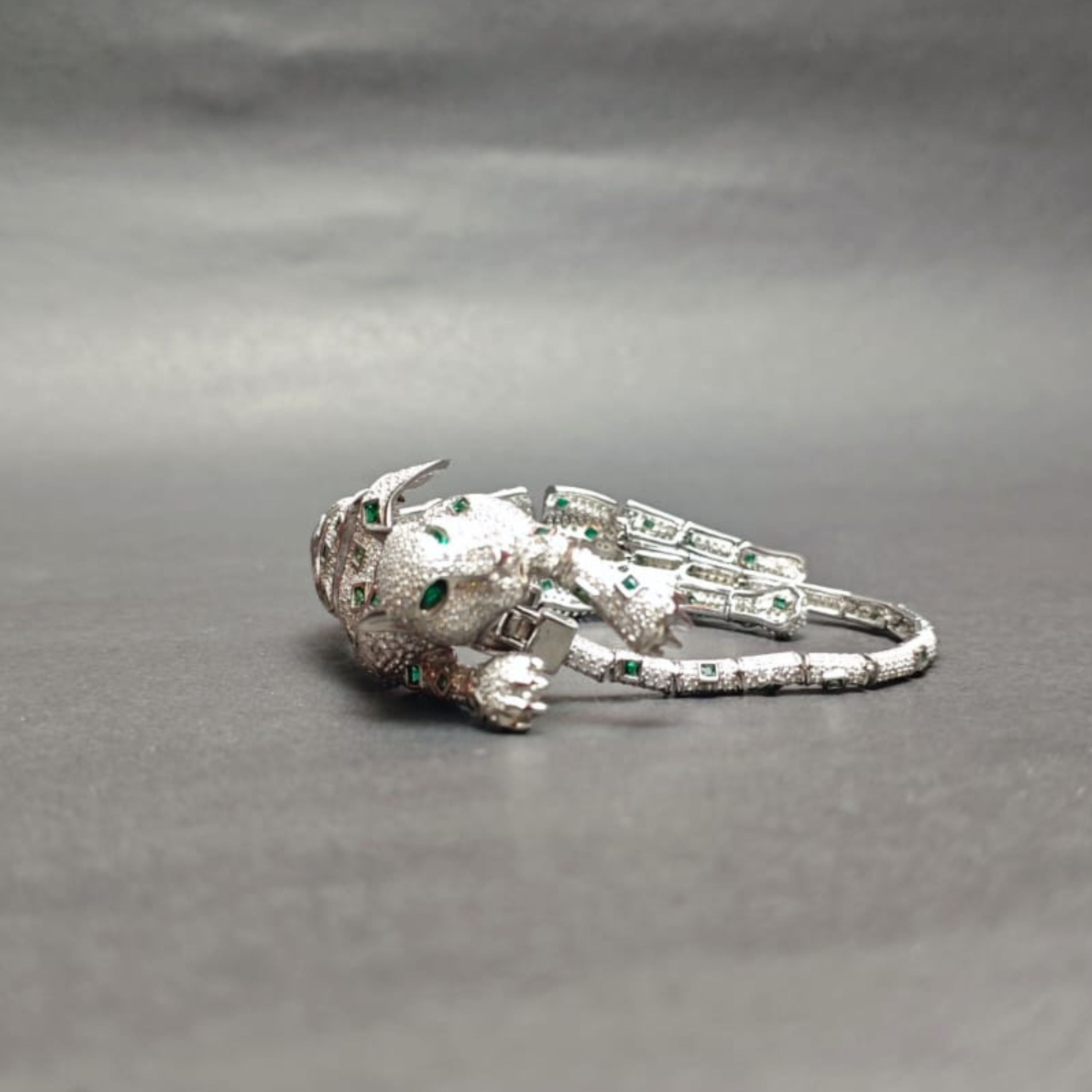 Serpent Royale Sterling Silver Bracelet