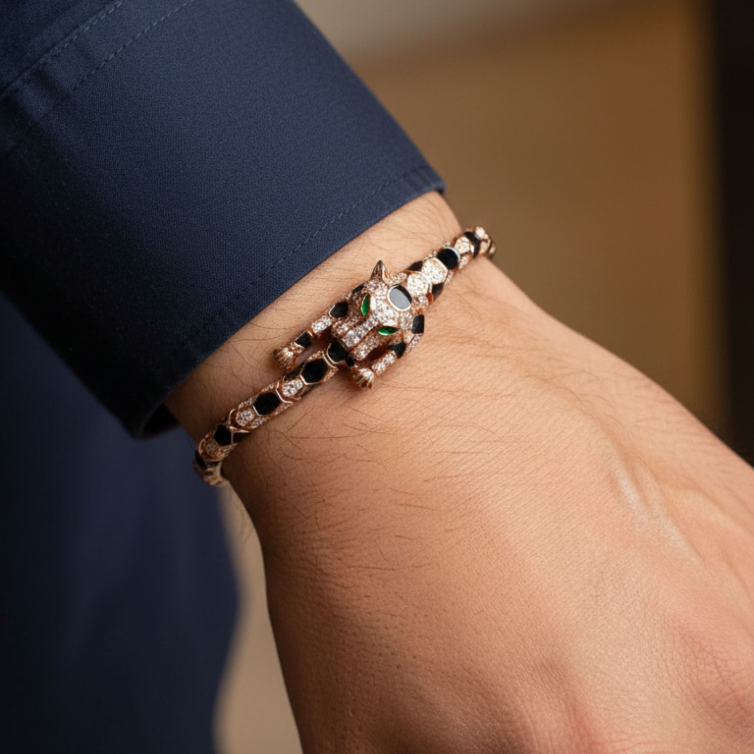 Rose Glow Infinity Bracelet