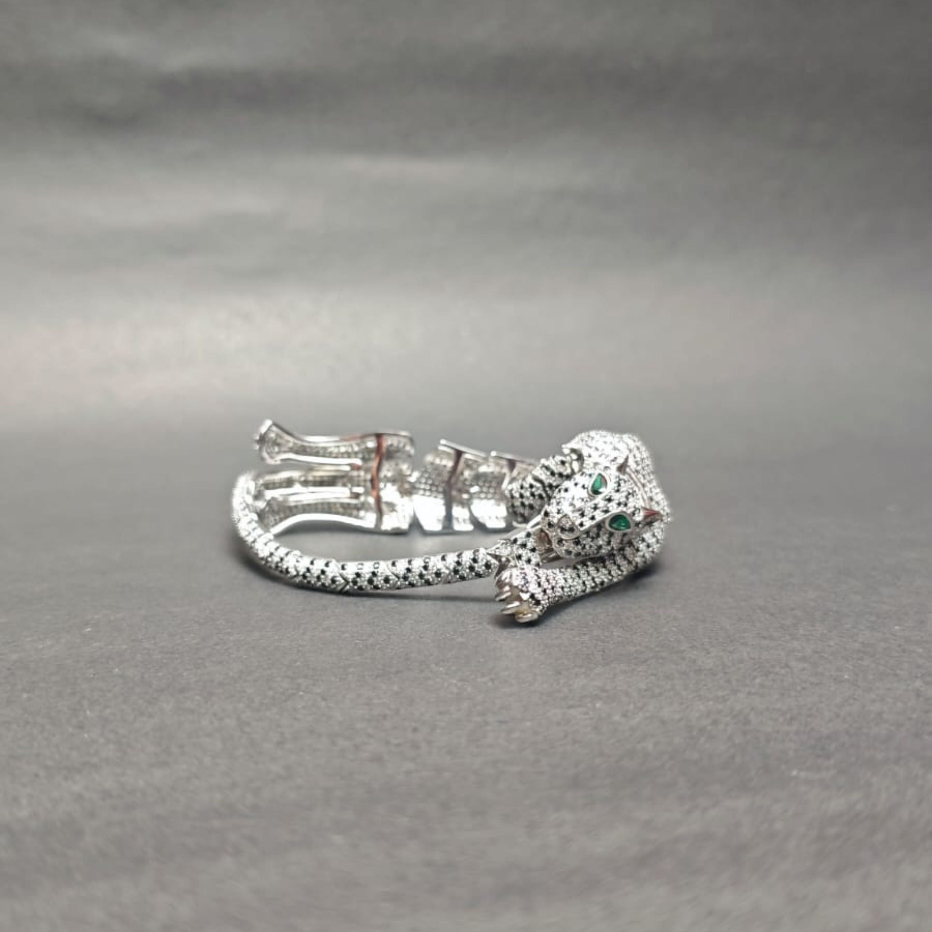 Emerald Panther Grace Bracelet