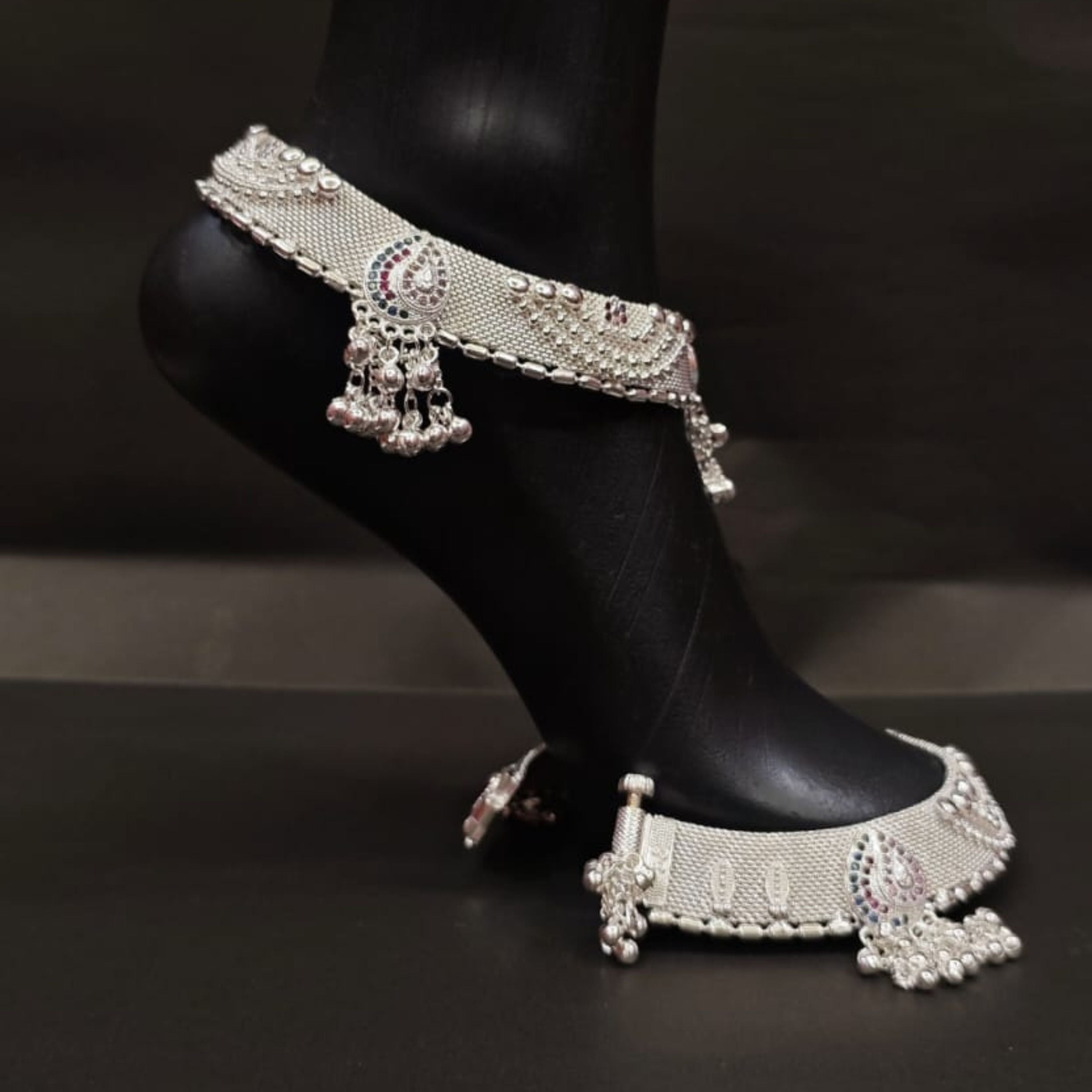 Meherang Silver Payal