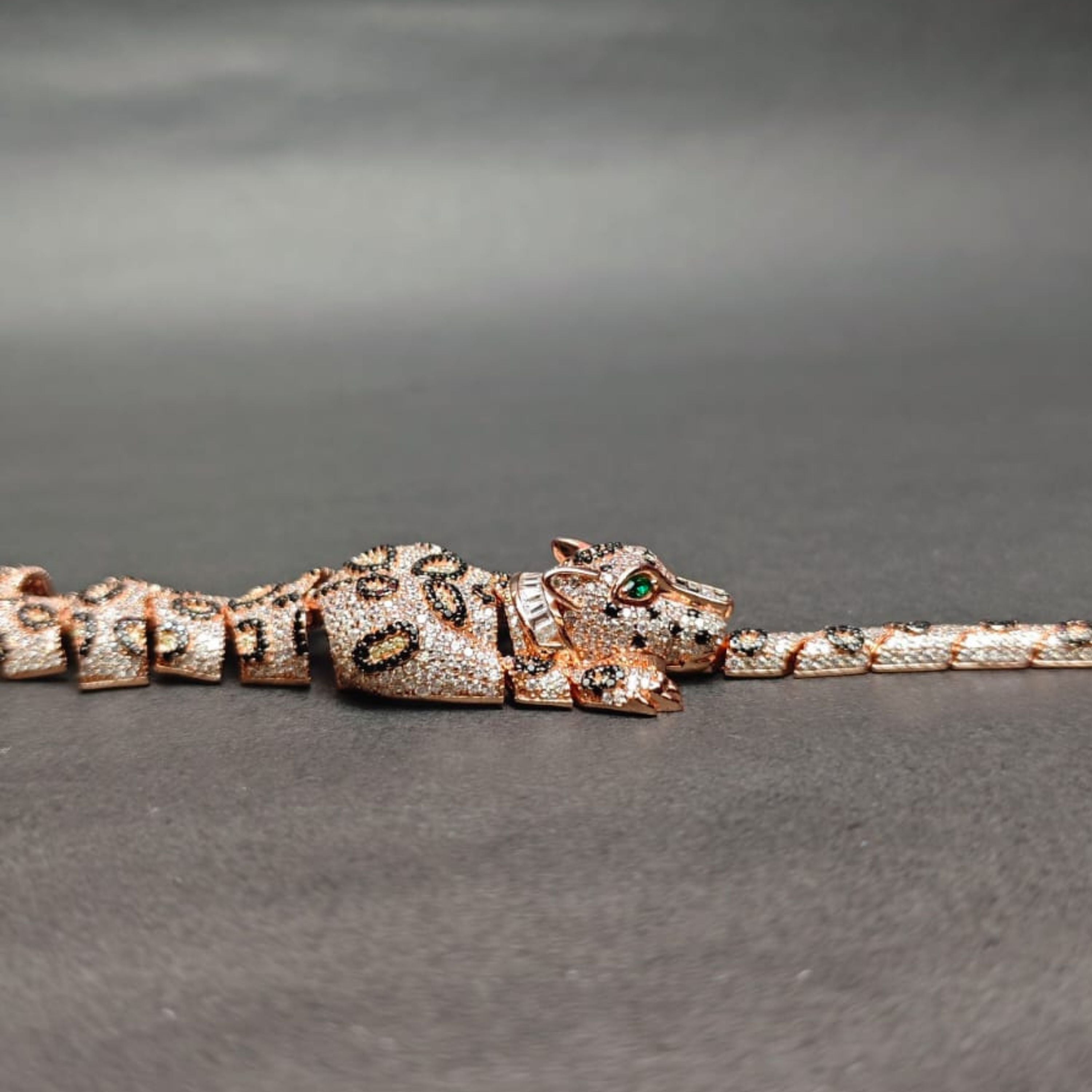 Rose Gold Panther Royale Bracelet