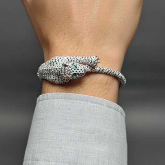 Emerald Panther Grace Bracelet