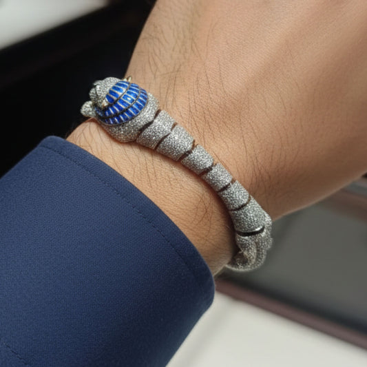 Royal Blue Pharaoh Lion Bracelet