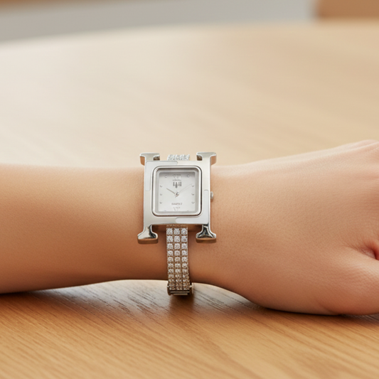 White Diamond Luxe Watch
