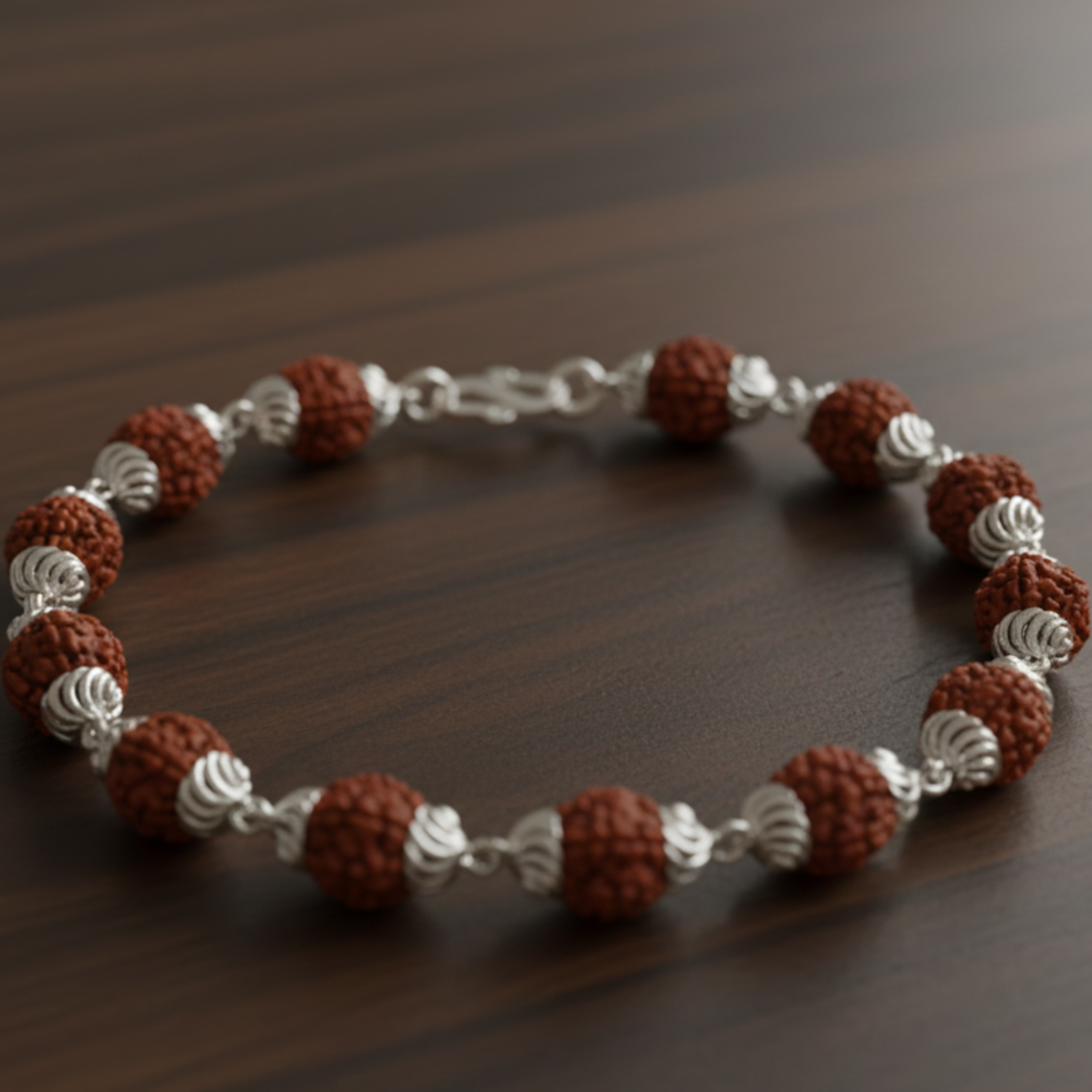 Om,Damru ,swastik ,Rudraksh Bracelet