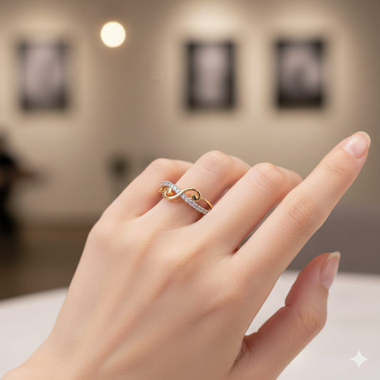 Infinity Swirl Ring