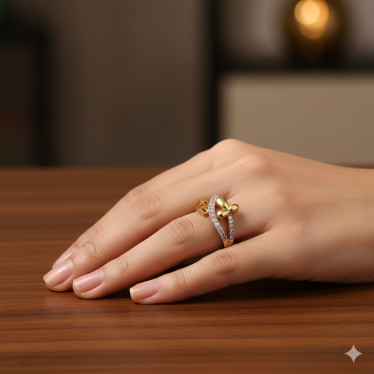 Golden Bloom Ring