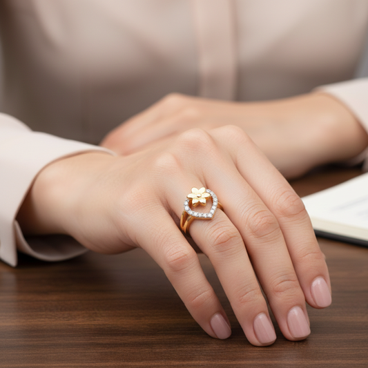 Blossom Heart Ring