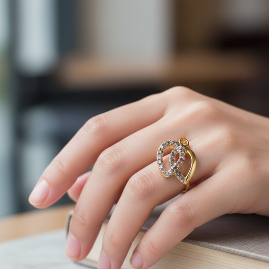 Leaf Whisper Ring