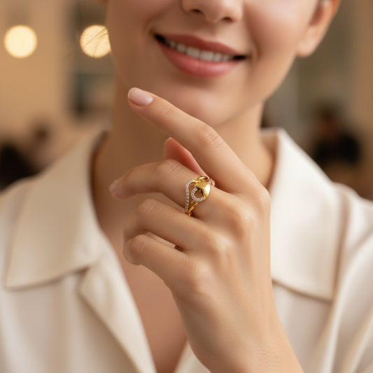 Heartline Ring