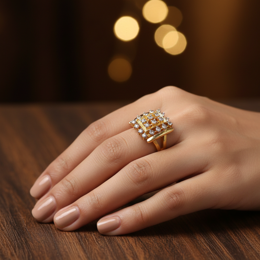 Radiant Grid Ring