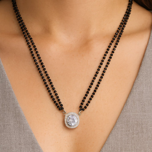 Classic Oval Spark Mangalsutra