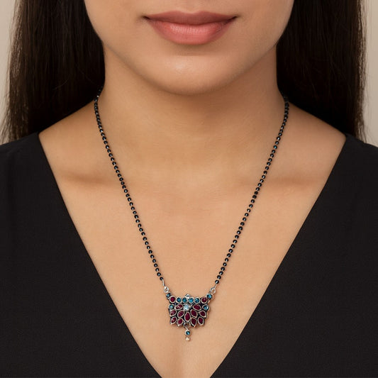 Crimson Bloom Mangalsutra