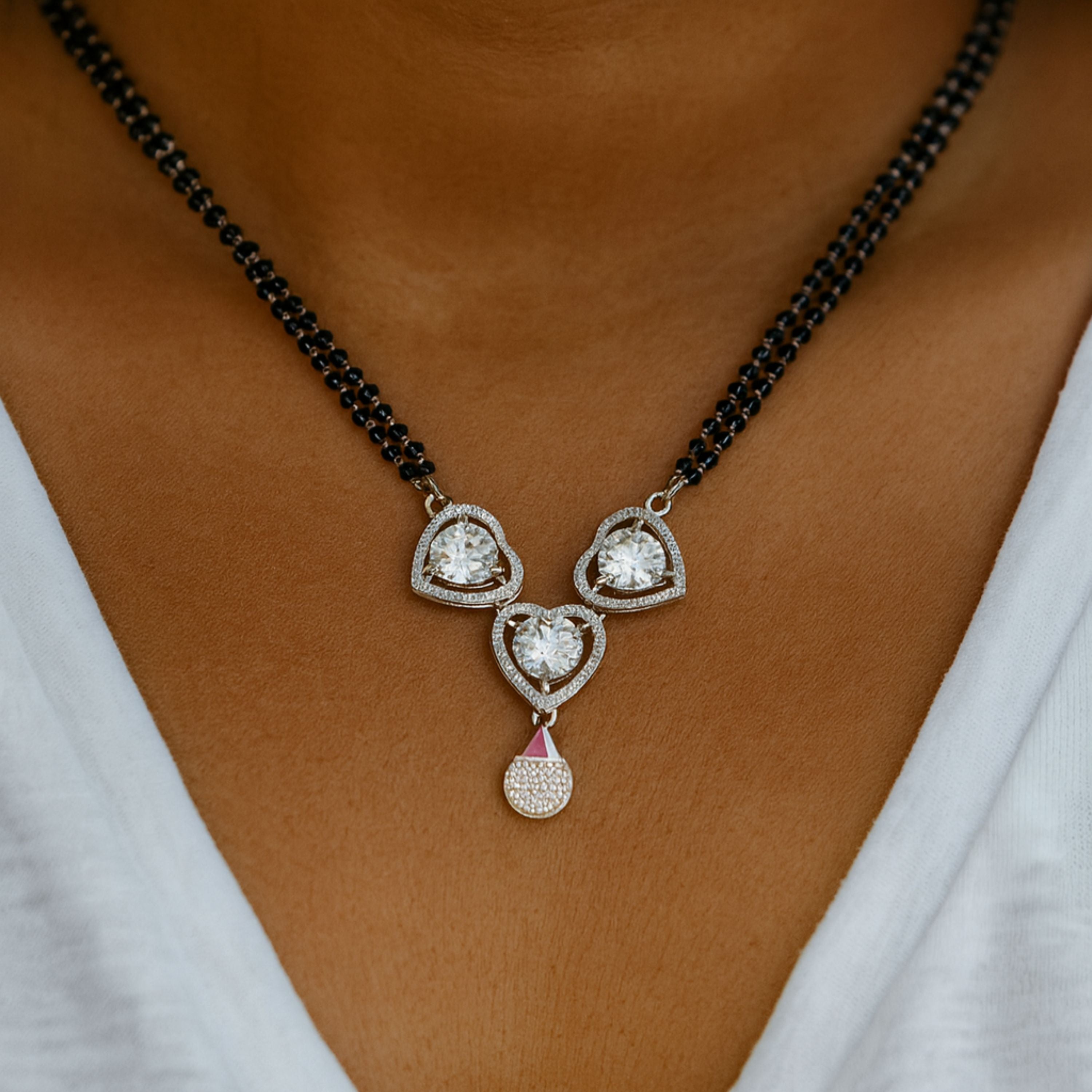 Triple Heart Mangalsutra