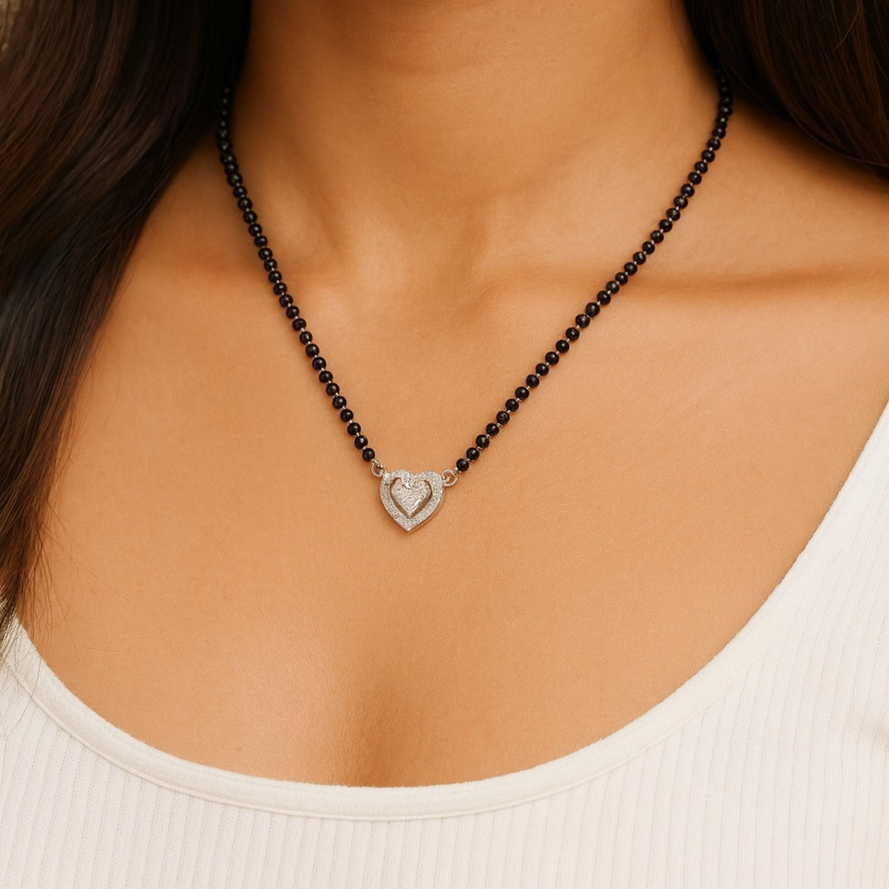 Heart Shaped Mangalsutra