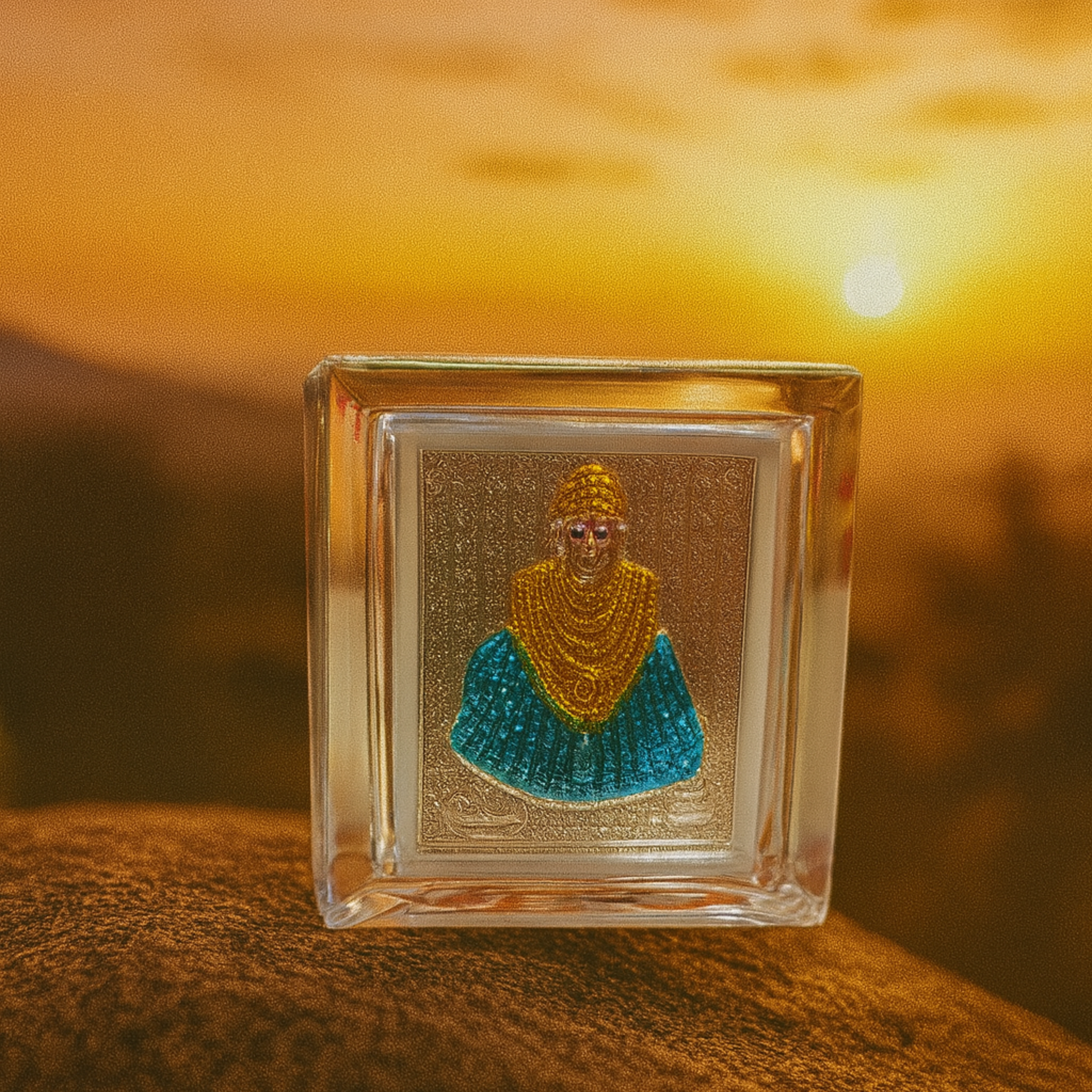 Khatu Shyam Ji Silver Plated Frame