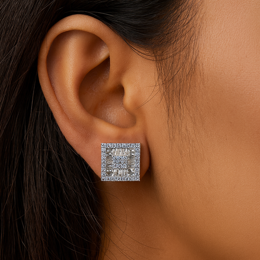 Eternal Baguette Earring