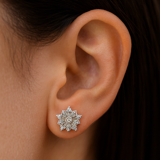 Sparkling Halo Earring