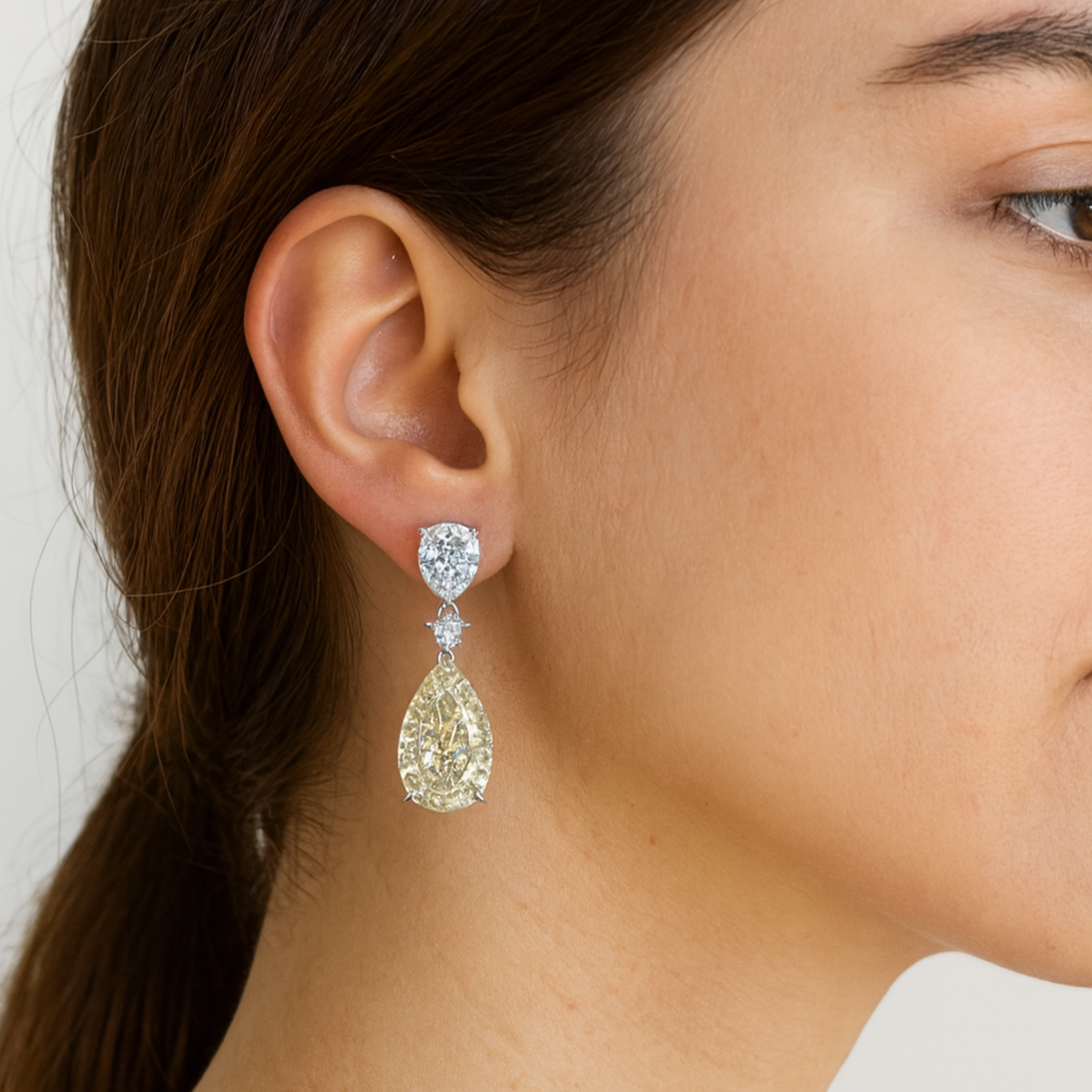 Crystal Tears Earring