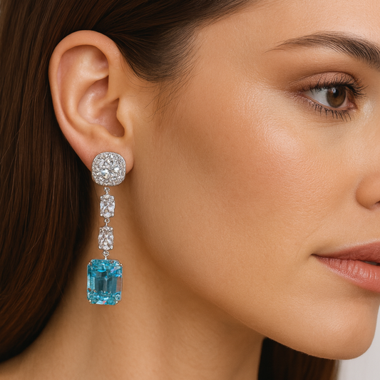 Sapphire Serenade Earring