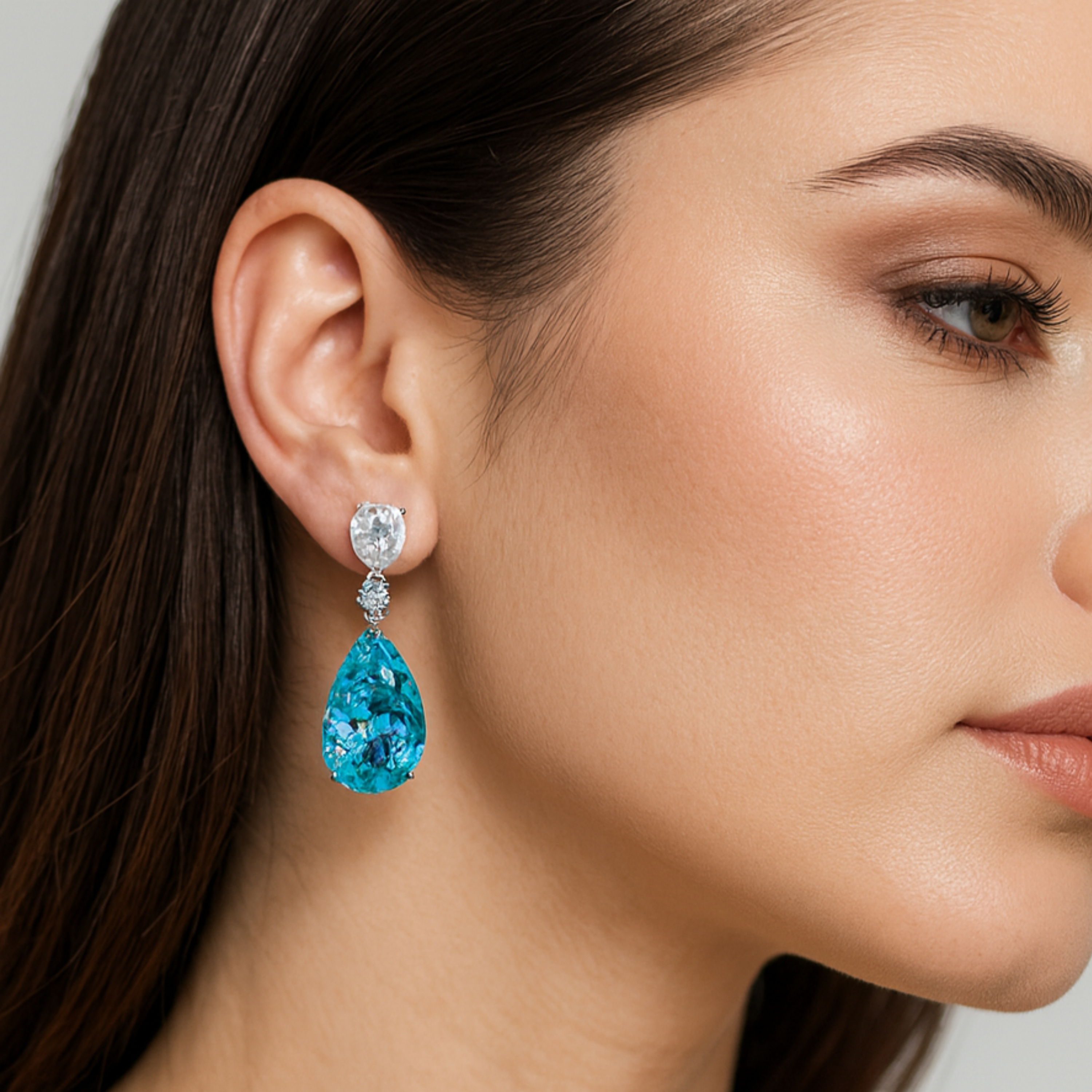 Blue Majesty Earring