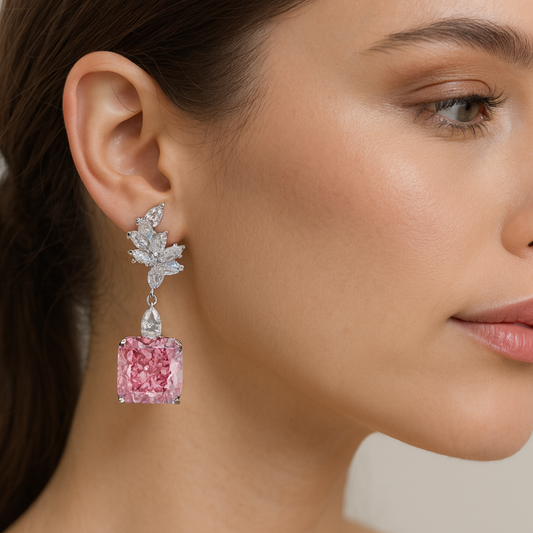 Rosy Radiance Earring