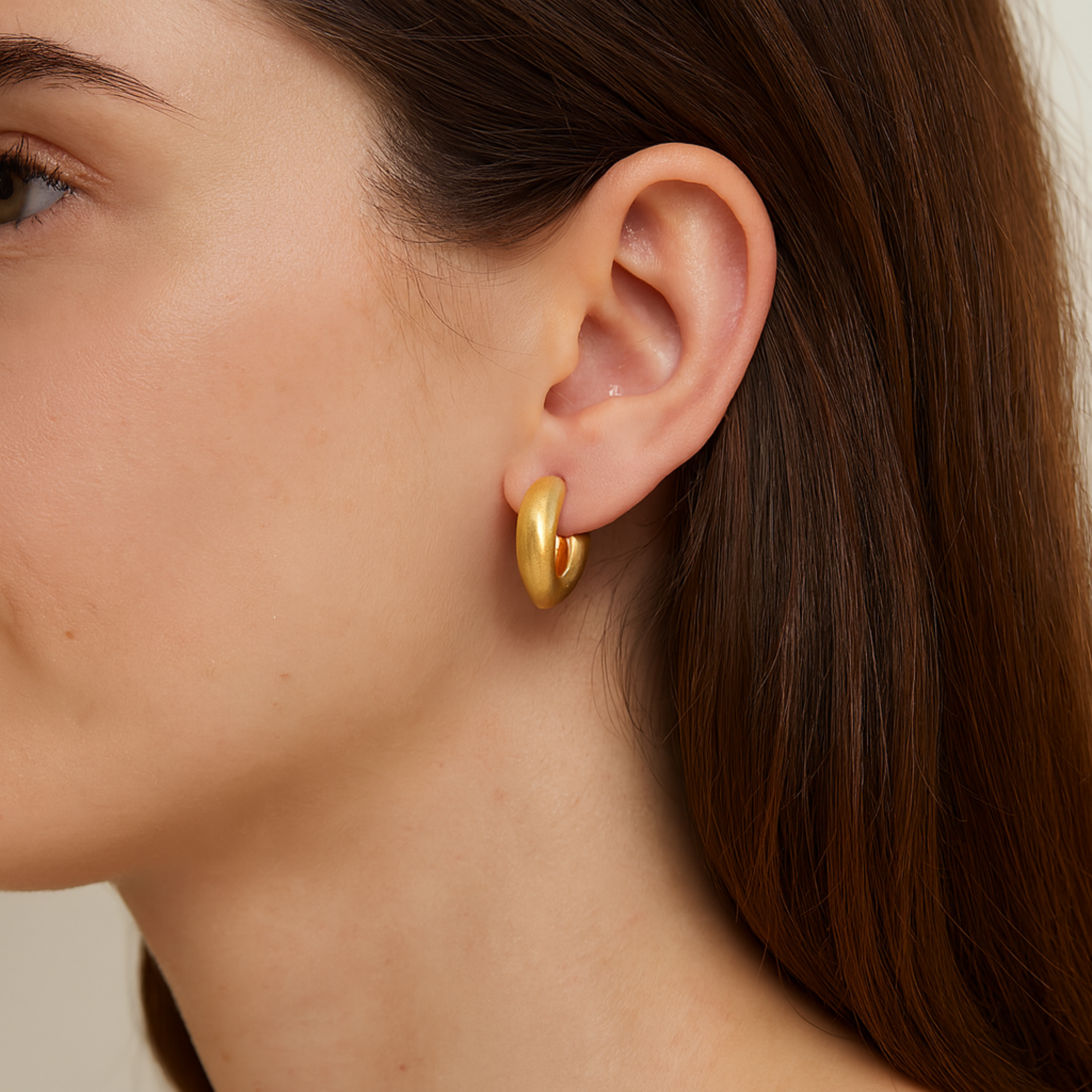 Mini Golden Mirage Hoops