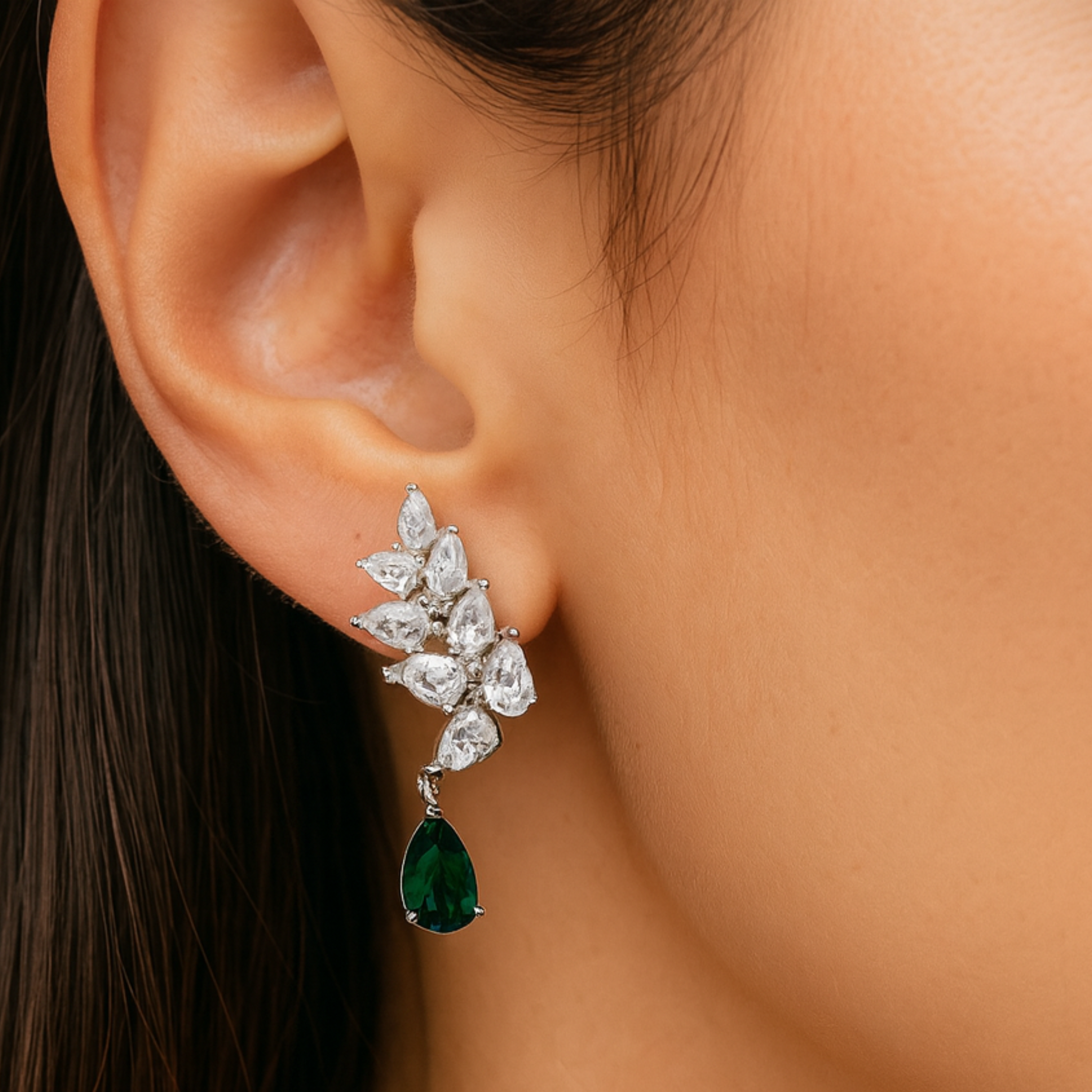Leafy Green Earring
