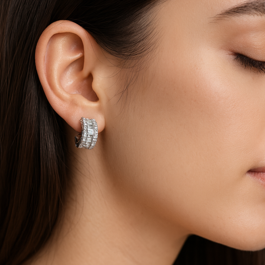 Frosted Luxx Earring