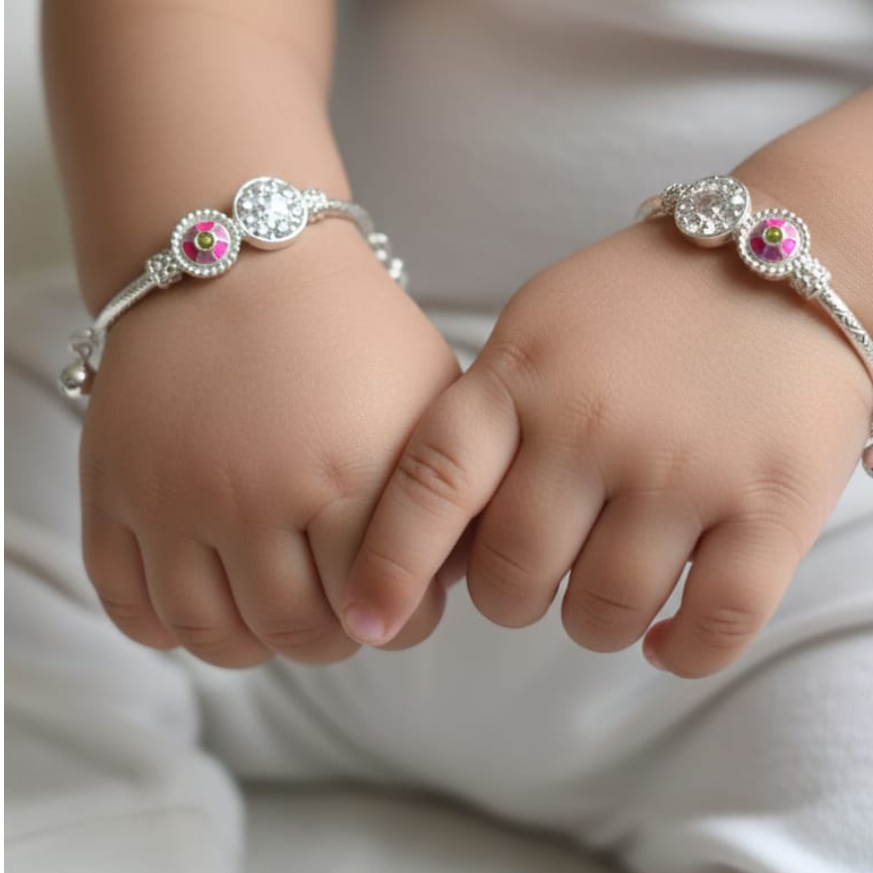 Pink Blossom Ghungroo Kada