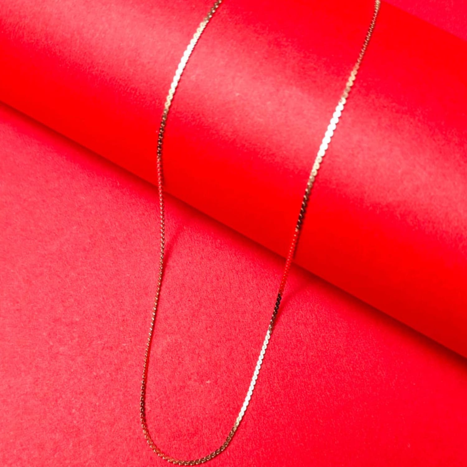 Rose Dazzle Silver Chain