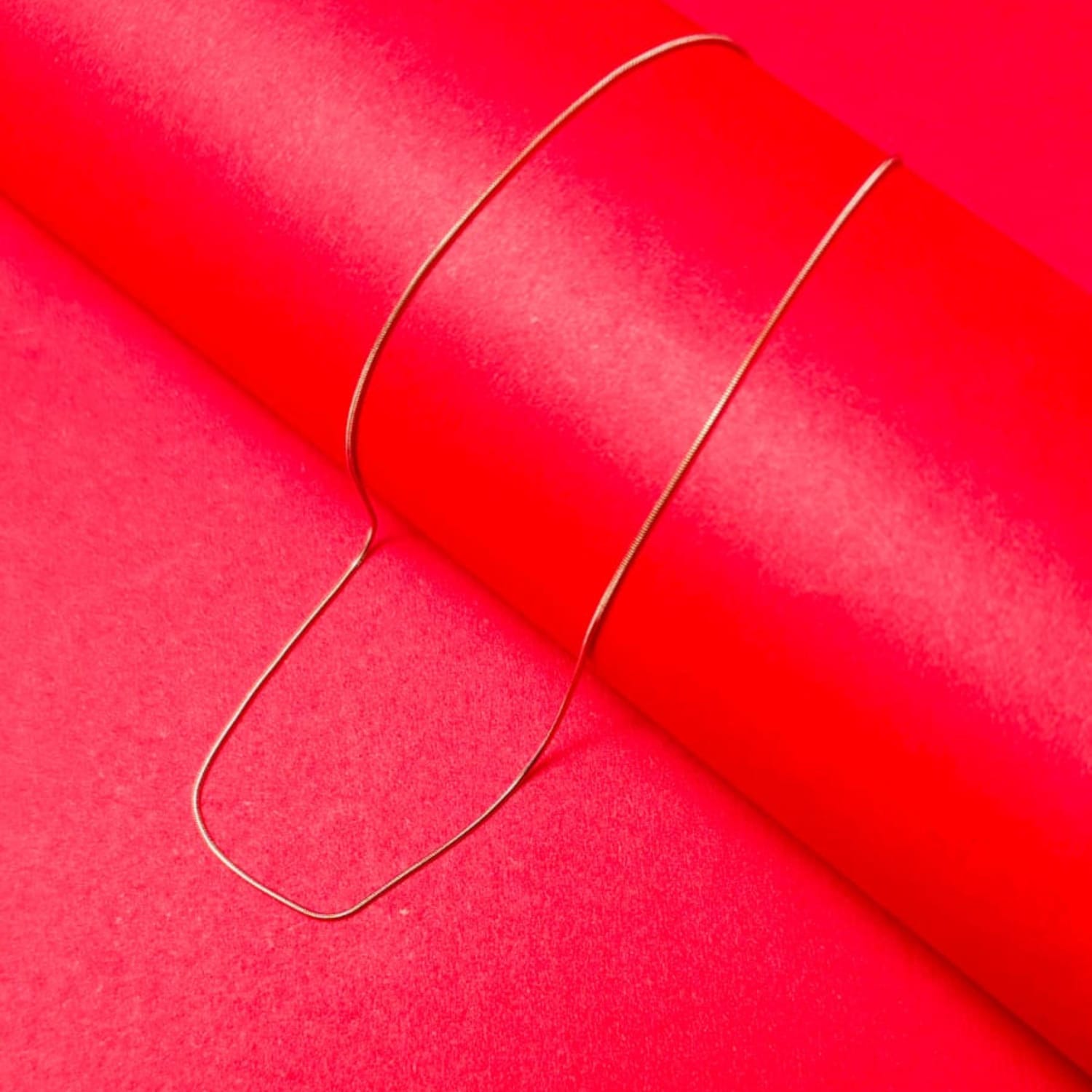 Golden Whisper Silver Chain