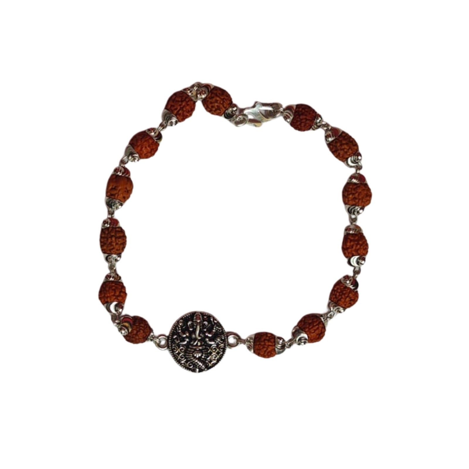 Om,Damru ,swastik ,Rudraksh Bracelet