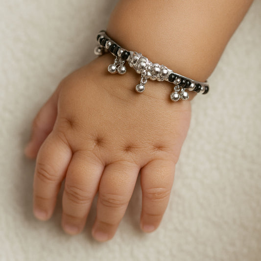 Black Beads Baby Kada