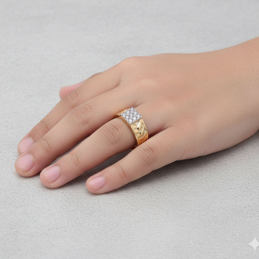 Regal Square Ring