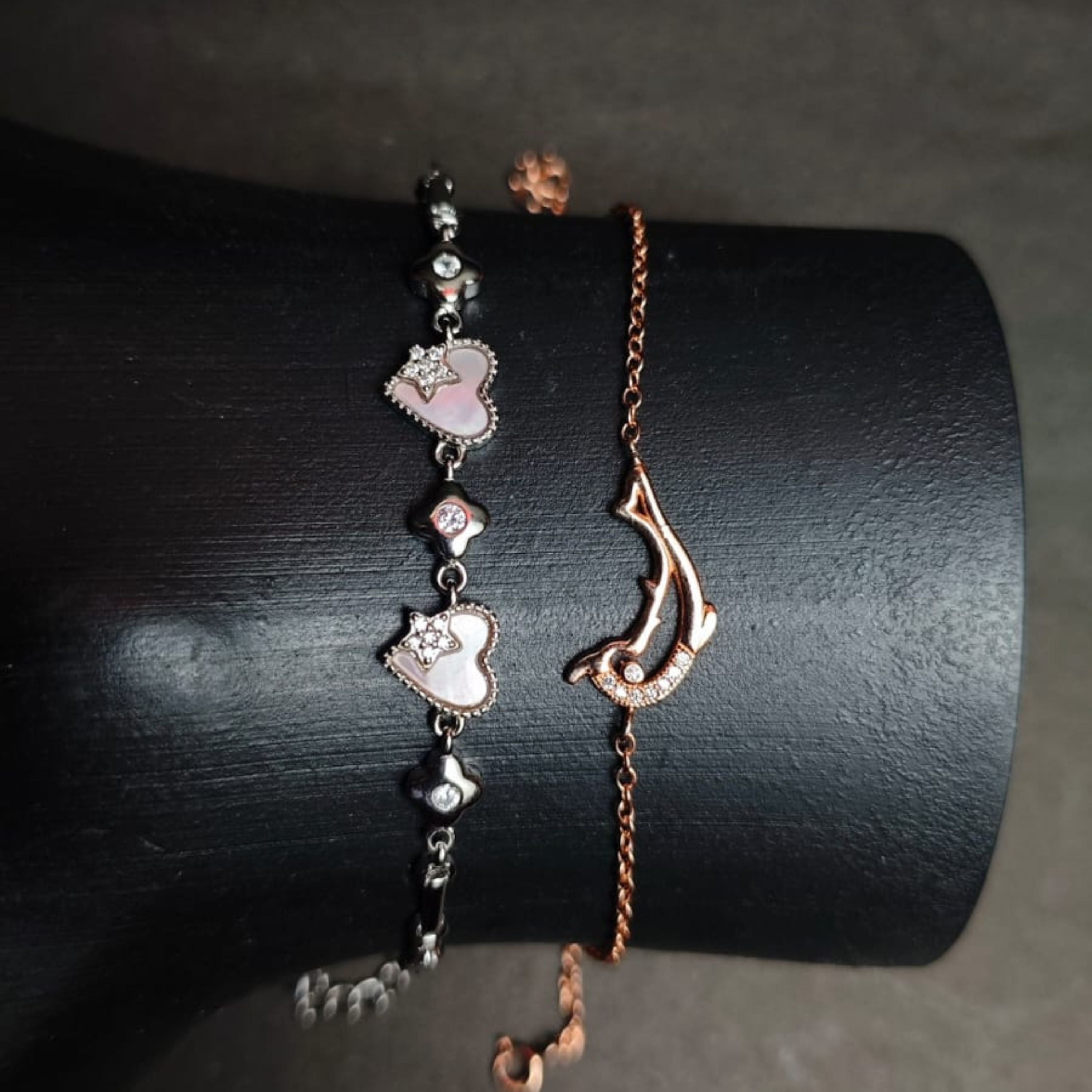 Celestial Heart Charm Bracelet Combo