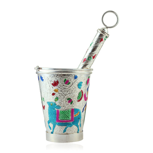 Radha Krishna Cow Splash Set