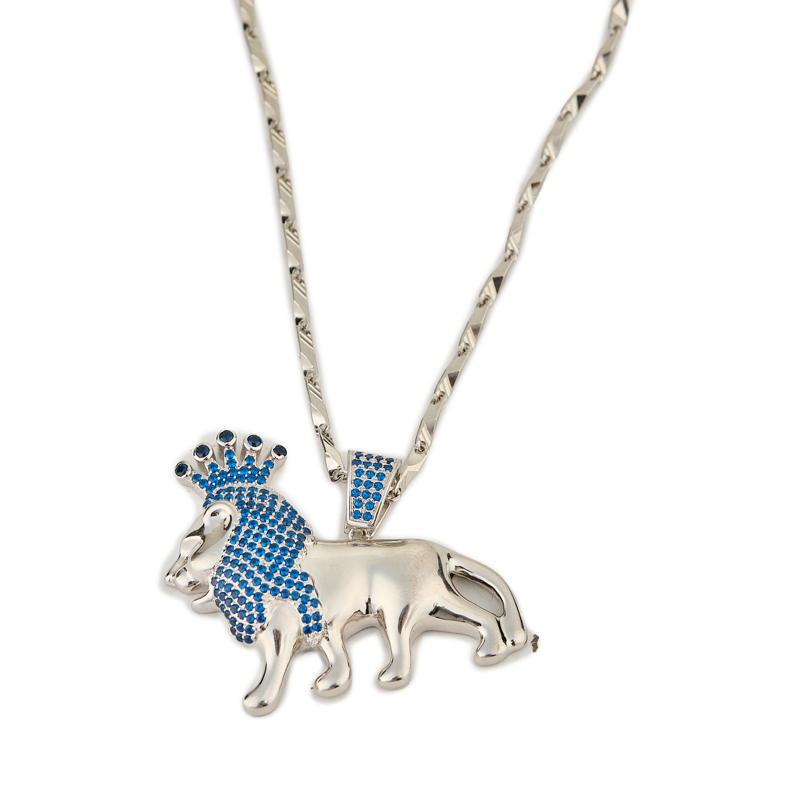Blue Leo Locket