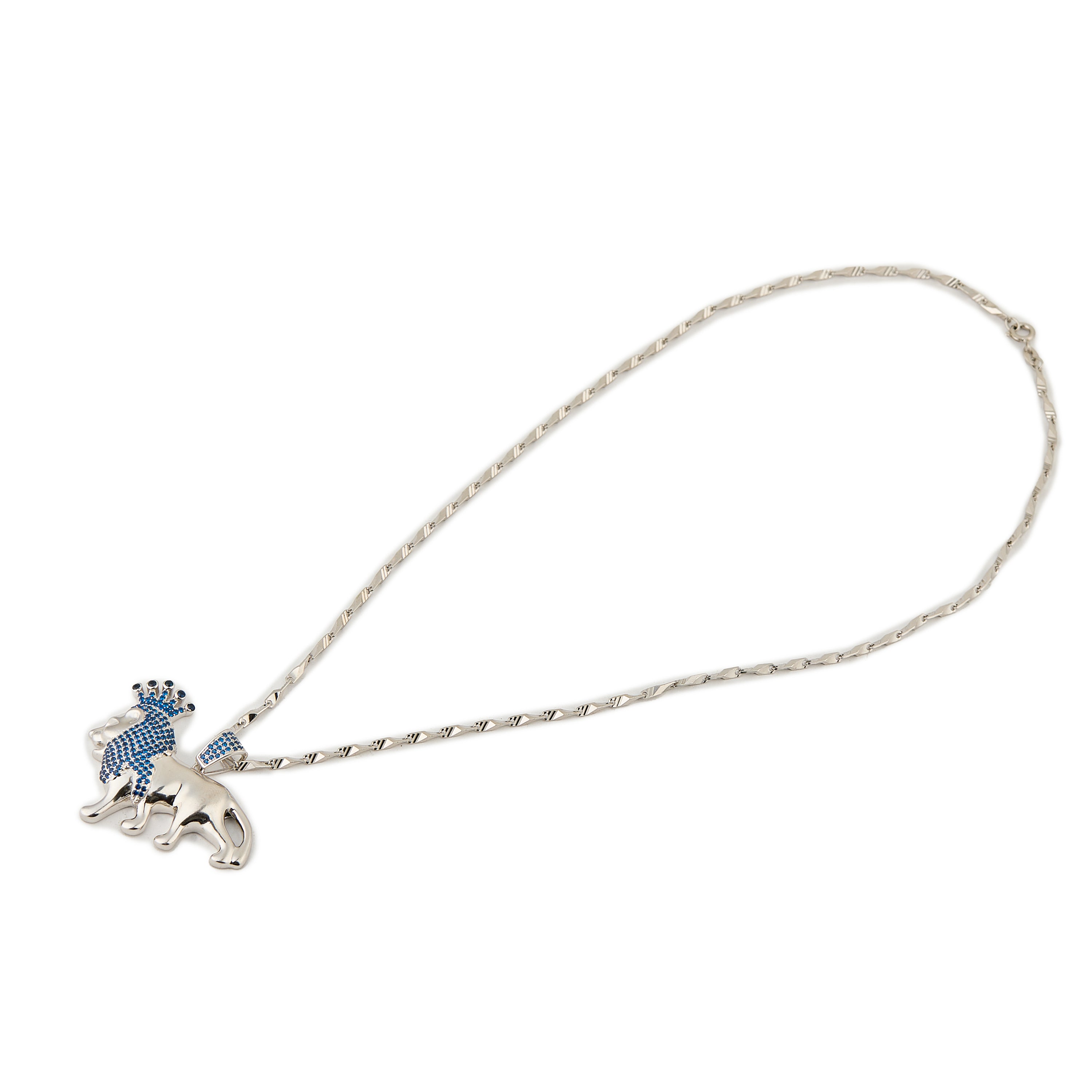 Blue Leo Locket