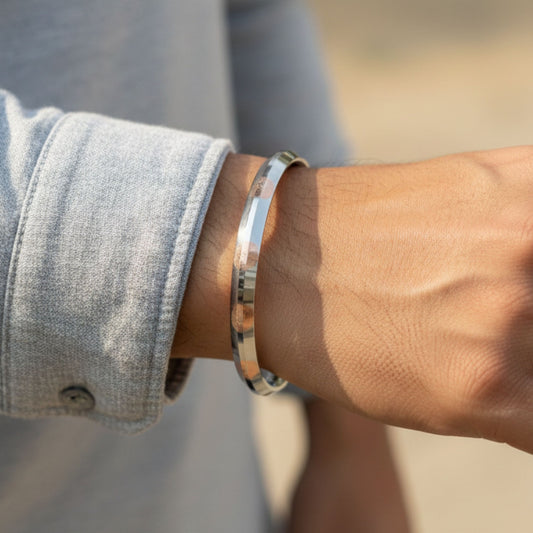 Silver Mini Spot Kada