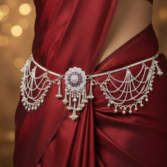 Lotus Royale Silver Kamarbandh