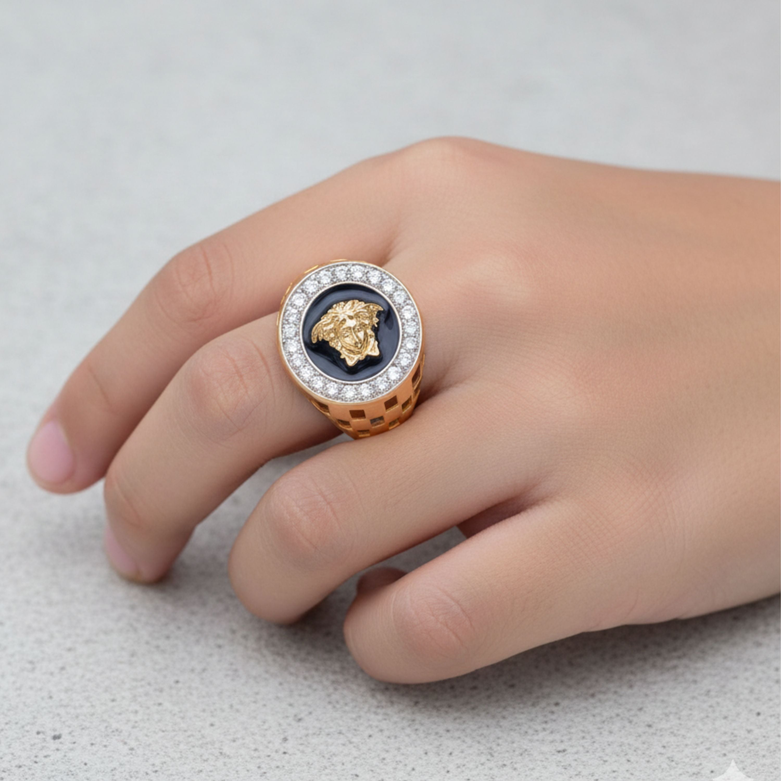 Royal Medusa Men’s Ring