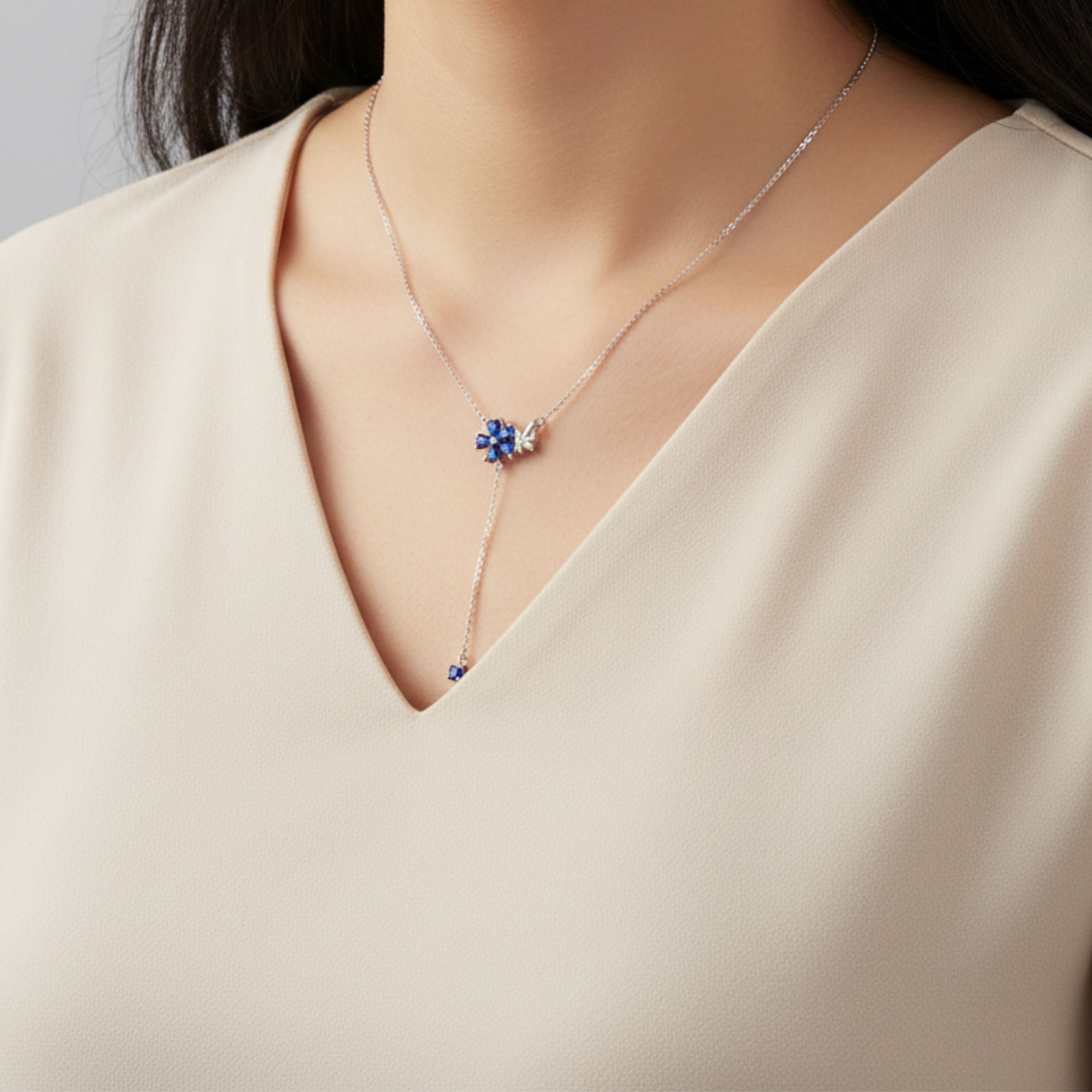 Blue Blossom Pendant