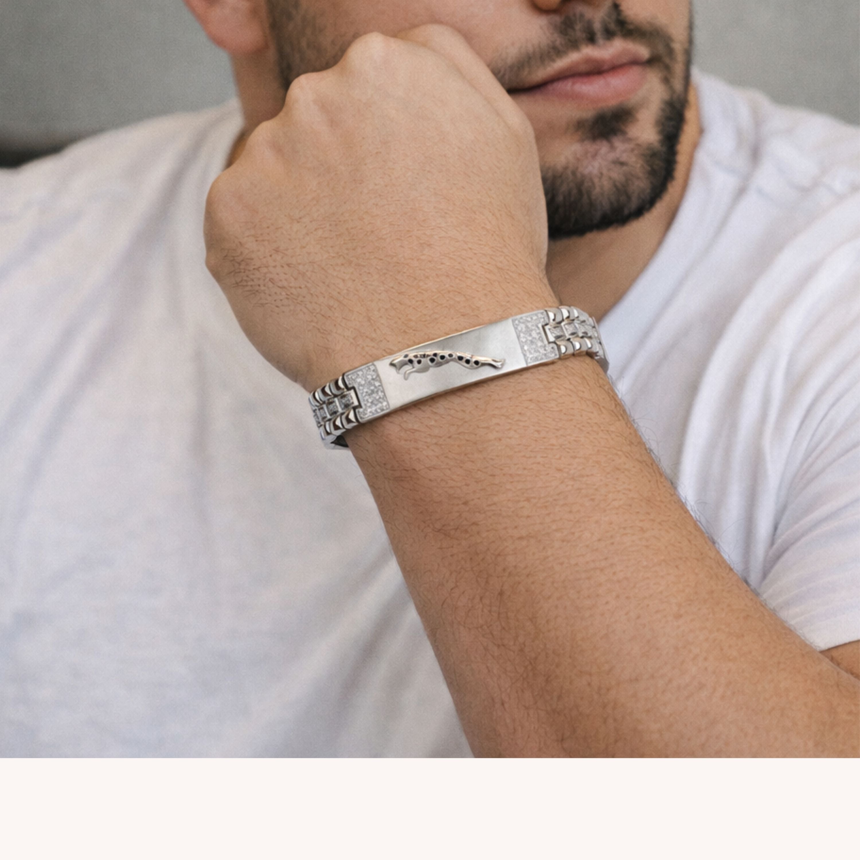 Leopard Link Bracelet