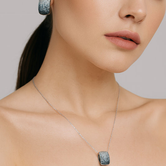 Sea Breeze Elegance Pendant Earring set