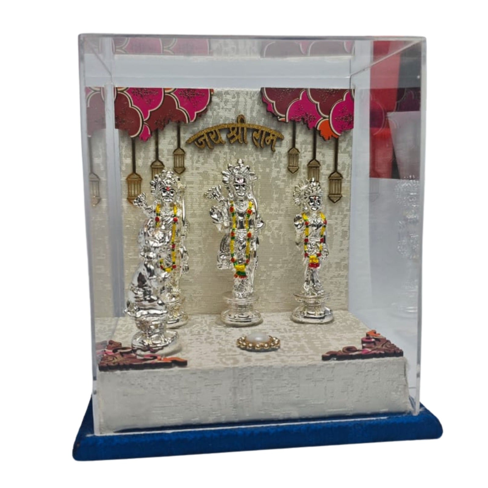 Divine Silver Ram Darbar Set